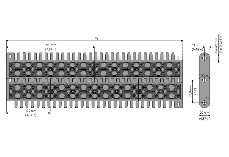 Serie 2508 - Teilung 50,8 - 2 Zoll – Bild 2