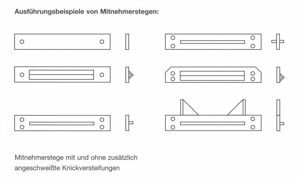 Doppelstrang Mitnehmer