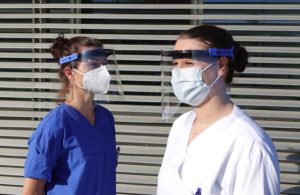 Mehrweg Faceshield Schutzschild Gesichtsschutz Schutzmaske