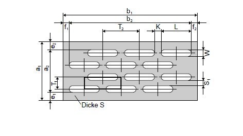 Langlochung versetzt