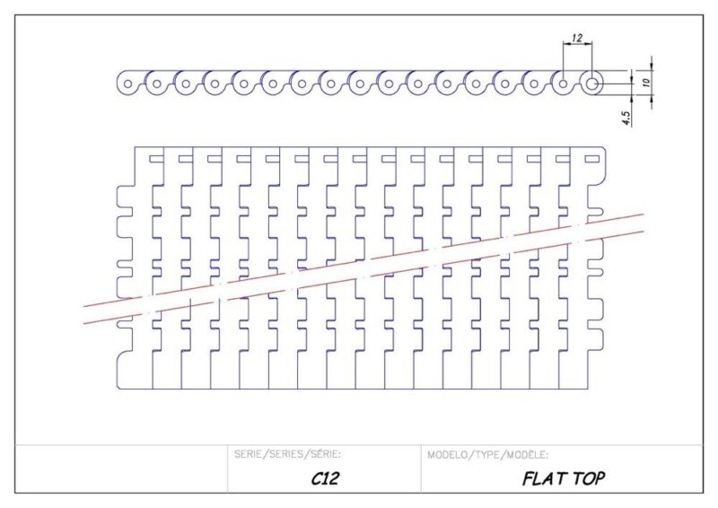 Modulbänder aus Kunststoff Serie C12 – Bild 10