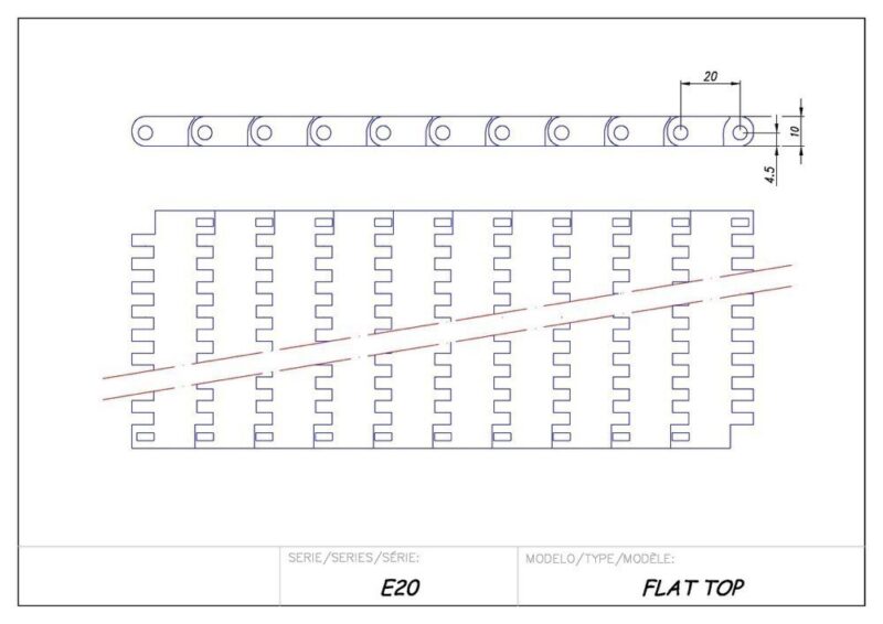 Modulbänder aus Kunststoff Serie E20 – Bild 15