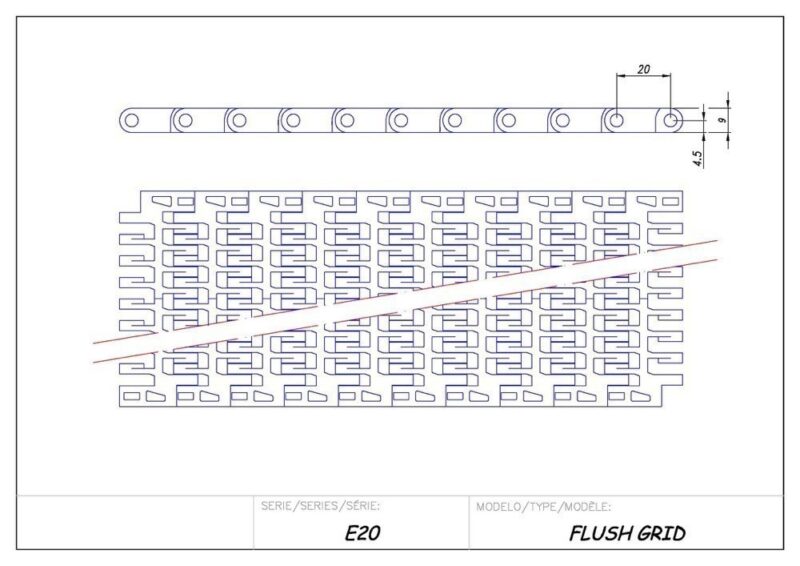 Modulbänder aus Kunststoff Serie E20 – Bild 18