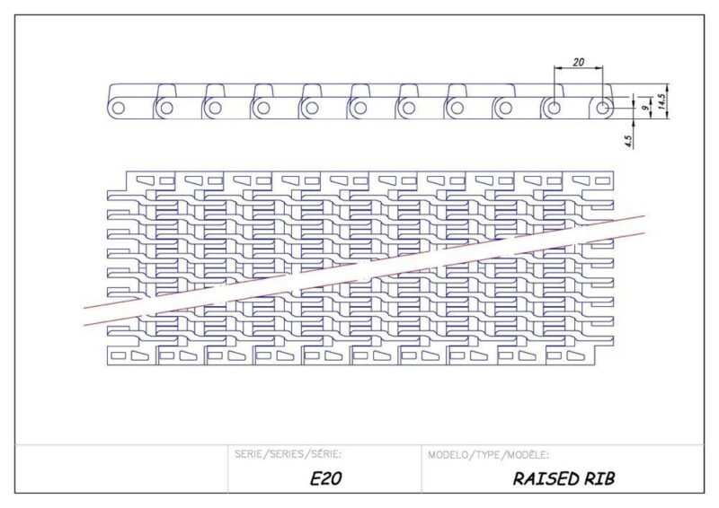 Modulbänder aus Kunststoff Serie E20 – Bild 21