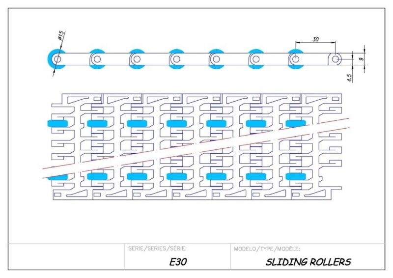 Modulbänder aus Kunststoff Serie E30 – Bild 33