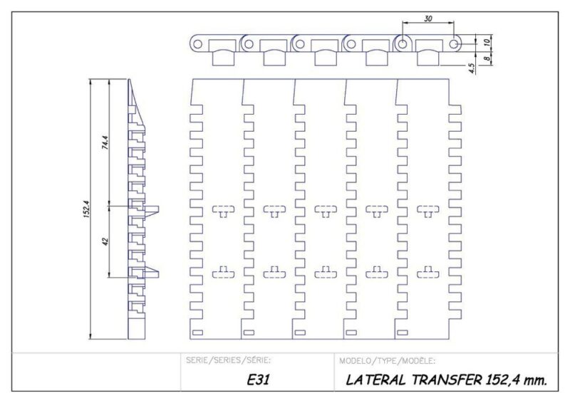 Modulbänder aus Kunststoff Serie E31 – Bild 13