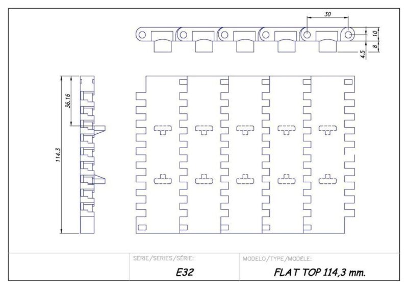 Modulbänder aus Kunststoff Serie E32 – Bild 4