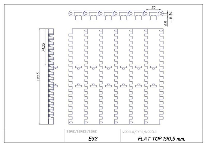 Modulbänder aus Kunststoff Serie E32 – Bild 6
