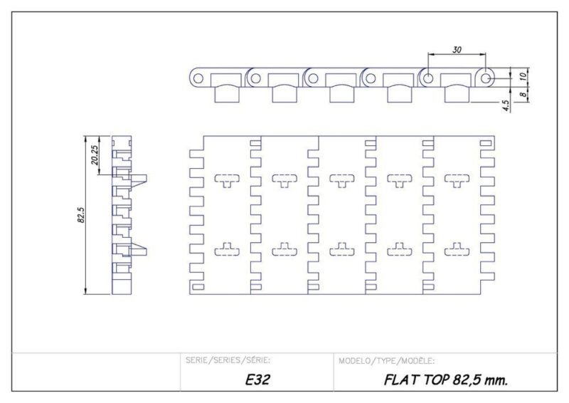 Modulbänder aus Kunststoff Serie E32 – Bild 3