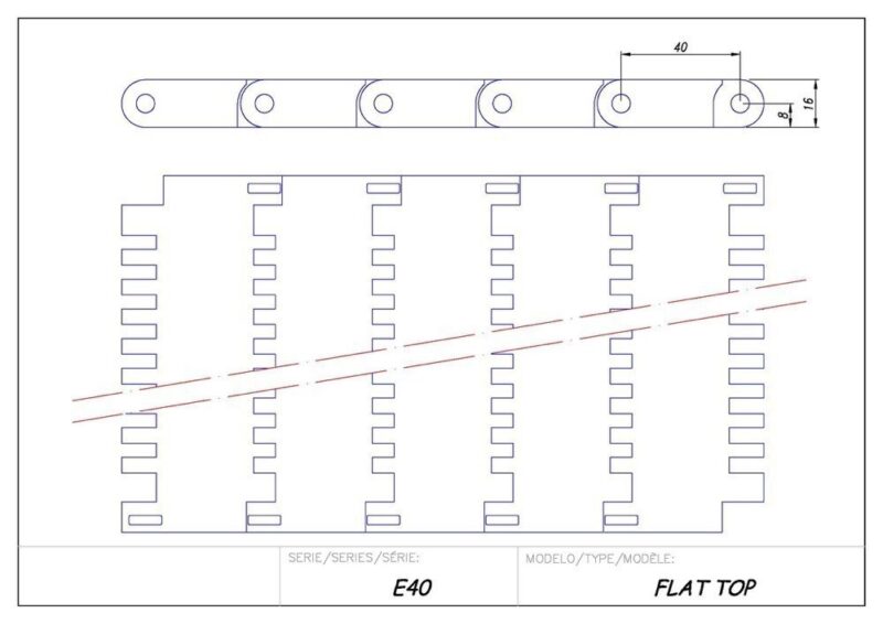 Modulbänder aus Kunststoff Serie E40 – Bild 10