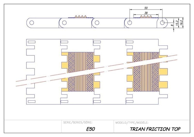 Modulbänder aus Kunststoff Serie E50 – Bild 38