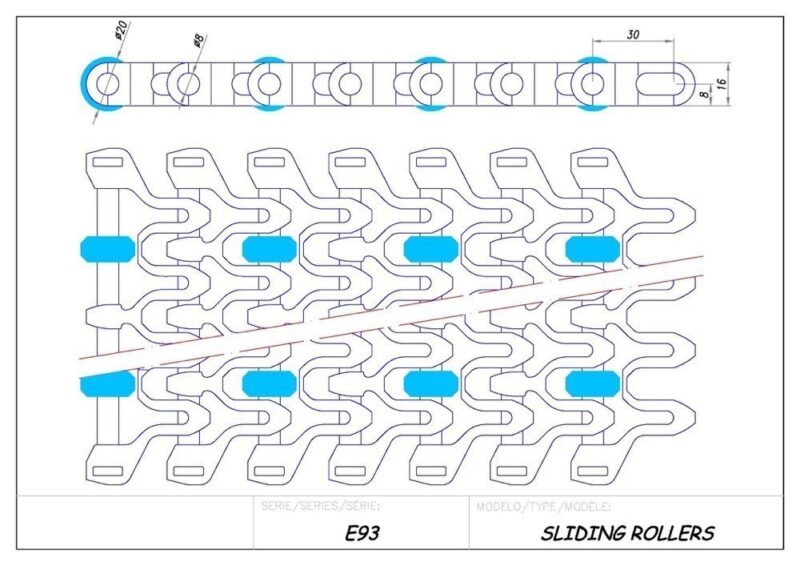 Modulbänder aus Kunststoff Serie E93 – Bild 20