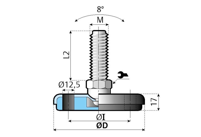 Gelenkfuß Ø 125 - Image 4
