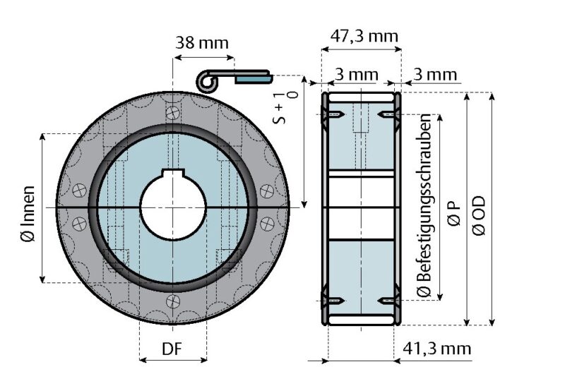 Kettenrad für 812-815-815VG-881M-881MO – Bild 3