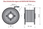 Umlenkrolle für 882TAB-882TAB VG-LBP882TAB – Bild 2