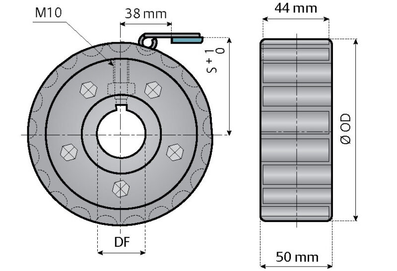 Kettenrad für 812-815-815VG-881M-881MO – Bild 2